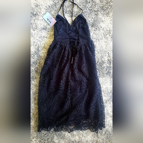 Bundle Only: Just Me Lace And Lined Open corset Women party Cocktail Dress. Sz.M - Picture 5 of 13